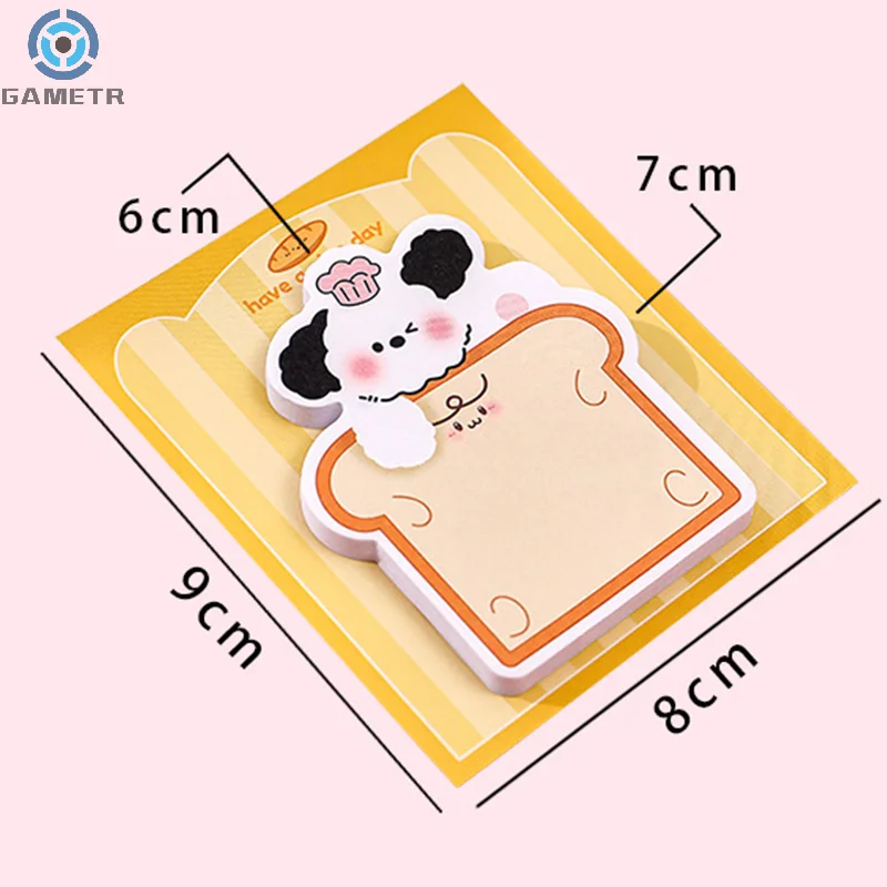 30 fogli Kawaii Animal Sticky Notes Dog Memo pad To Do List Planner Sticker blocco note cancelleria per studenti forniture per ufficio scolastico