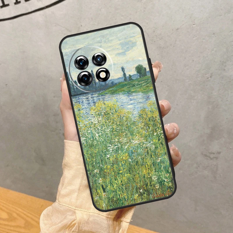 حافظة كلود مونيه لهاتف ون بلس 13 13R 13s 12 12R 11 10 10T 8T Nord CE 5 4 2 3 Lite Nord N10 N20 N30 #4