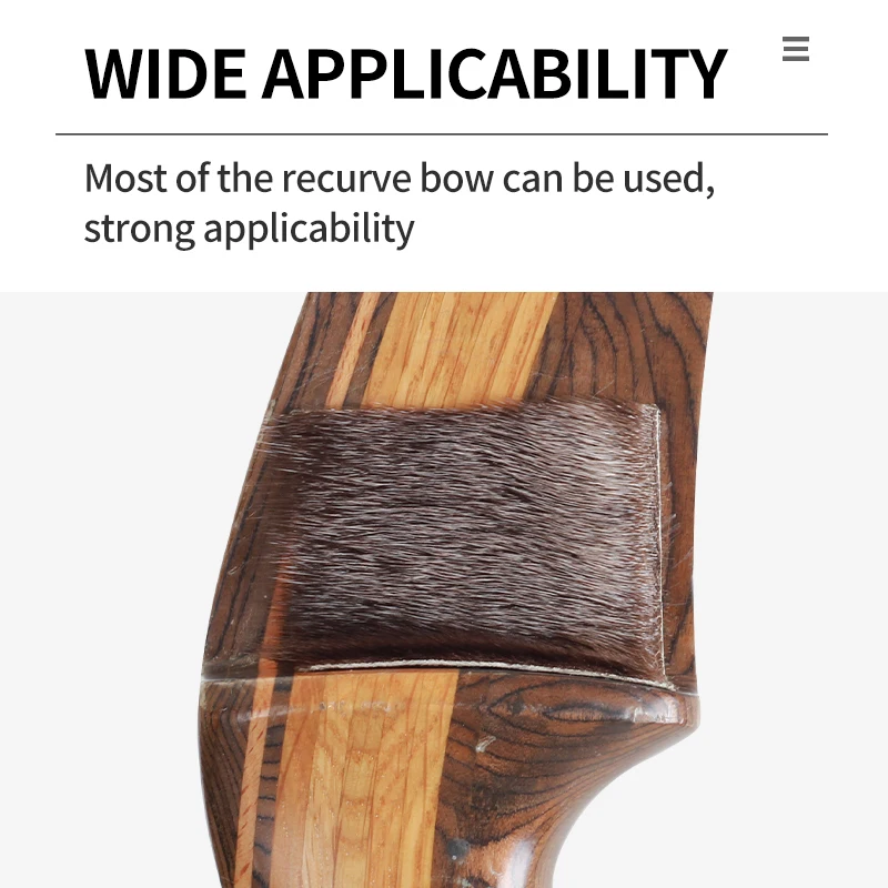 Archery Fur Arrow Rest Traditional Bow  Shelf Rests Leather Plates Adhesive Stick-on Long Recurve Bow Arrow Rest