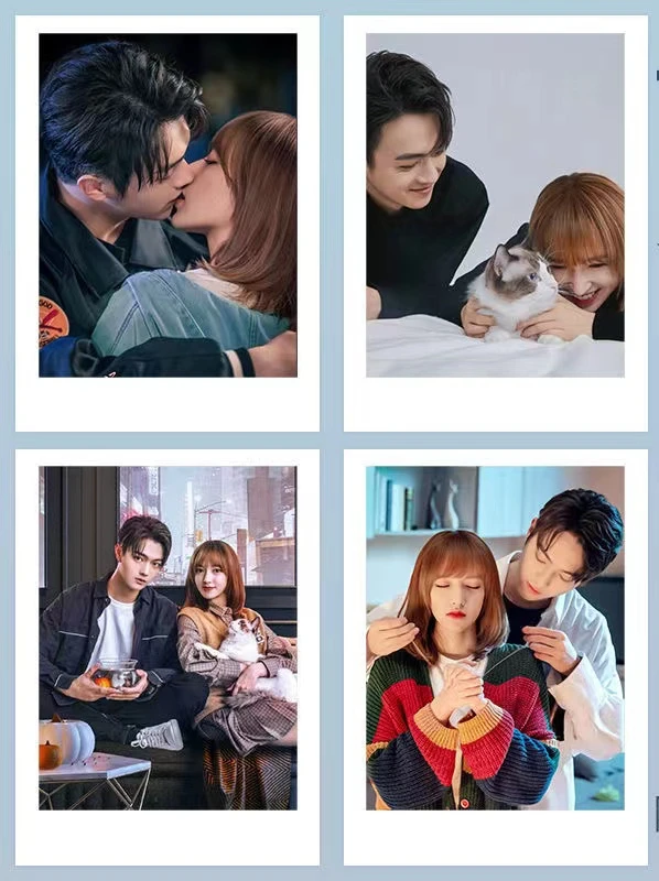 30/50PC No Repeat Xu Kai Cheng Xiao HD Poster Lomo Card Pai Li De TV Falling Into Your Smile Drama Stills 3 Inch Small Cards