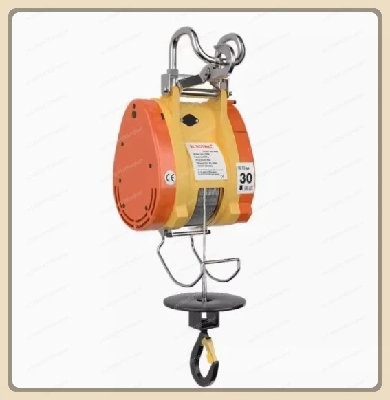 

Подъемник 160 кг, портативный подвесной небольшой подъемник, сверхвысокоэффективная кабельная лебедка, мини-электрический подъемный кран