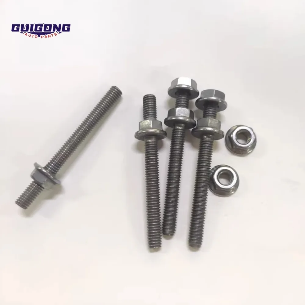 GUIGONG Ignition Coil Fixing Double-Headed Screw & Nut Set for Audi A3, A4, A5, A6, A7, A8, Q3, Q5, Q7 Car Accessories