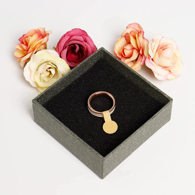 500pcs Jewelry Labels Self Adhesive Price Dumbell Tags Necklace Ring Labels Paper Jewelry Accessories DIY Display Tool