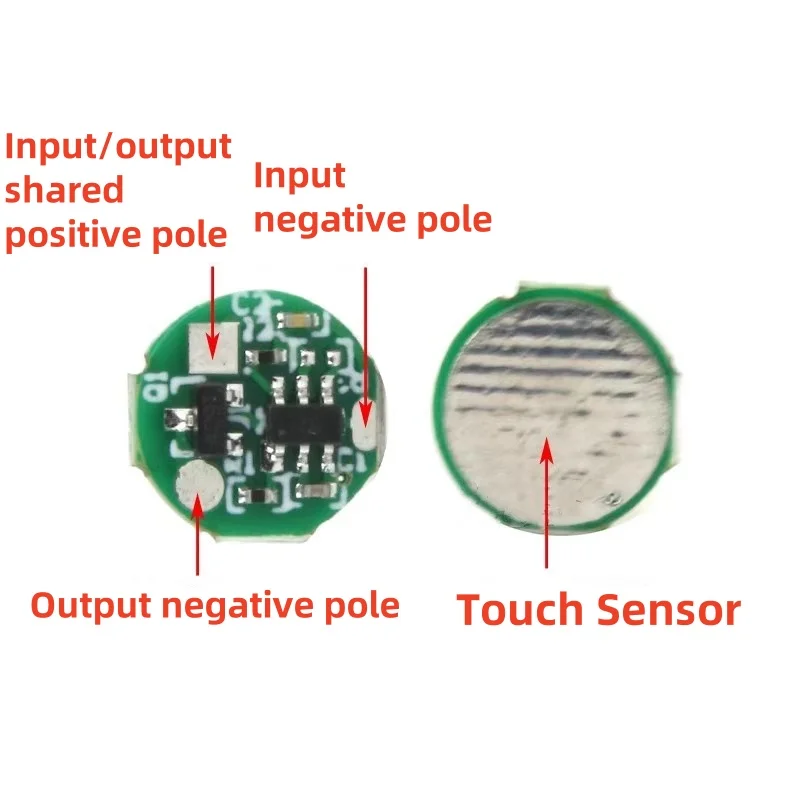 Micro DC 5V Touch Sensing Switch Module LED Mirror Front Light Finger Thumb Touch Button Circuit Board