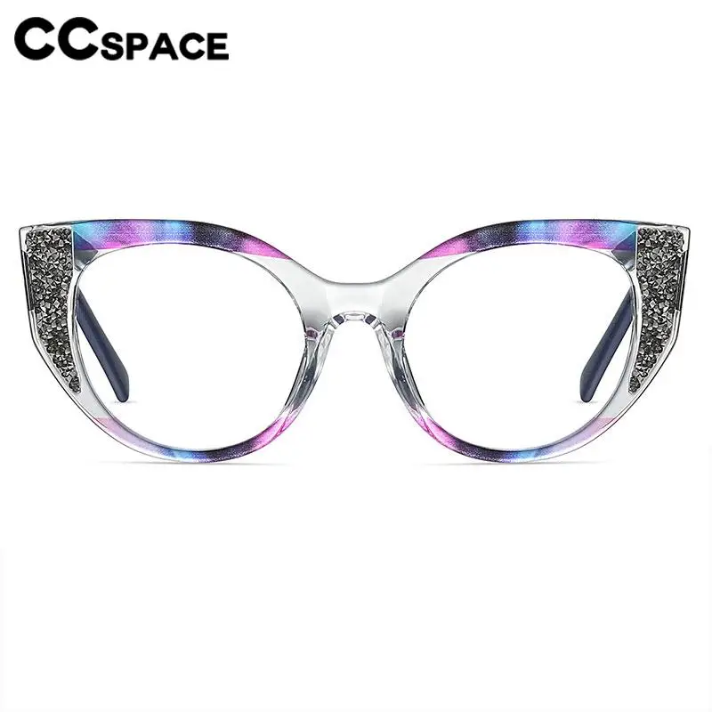 B57510 Casual Anti Blue Light Reading Glasses Women Stylishspring Hinge Presbyopia Eyeglasses +50+100+150+200+250+300+350