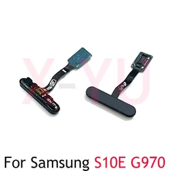 For Samsung Galaxy S10E S10 E G970 G970F G970U Home Button Fingerprint Sensor Return Power Flex Cable