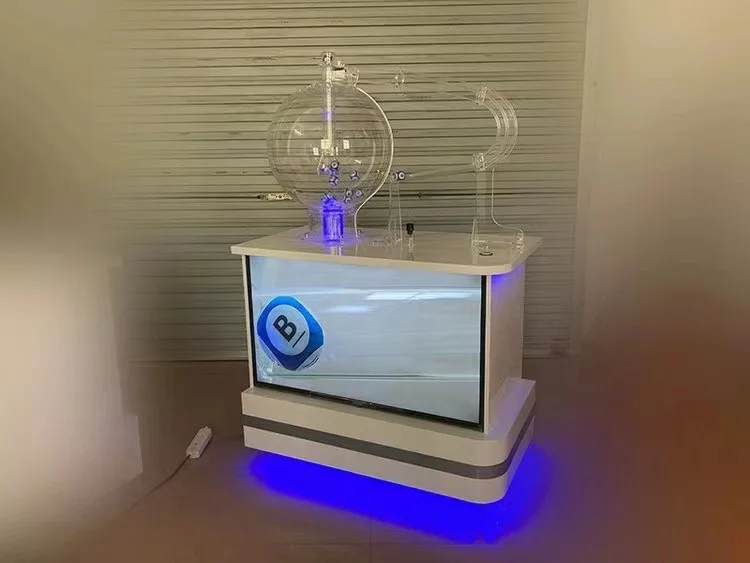Hot Selling Electric Acrylic Lottery Machine Automatic Bingo Cage Lucky Game Playing Machine