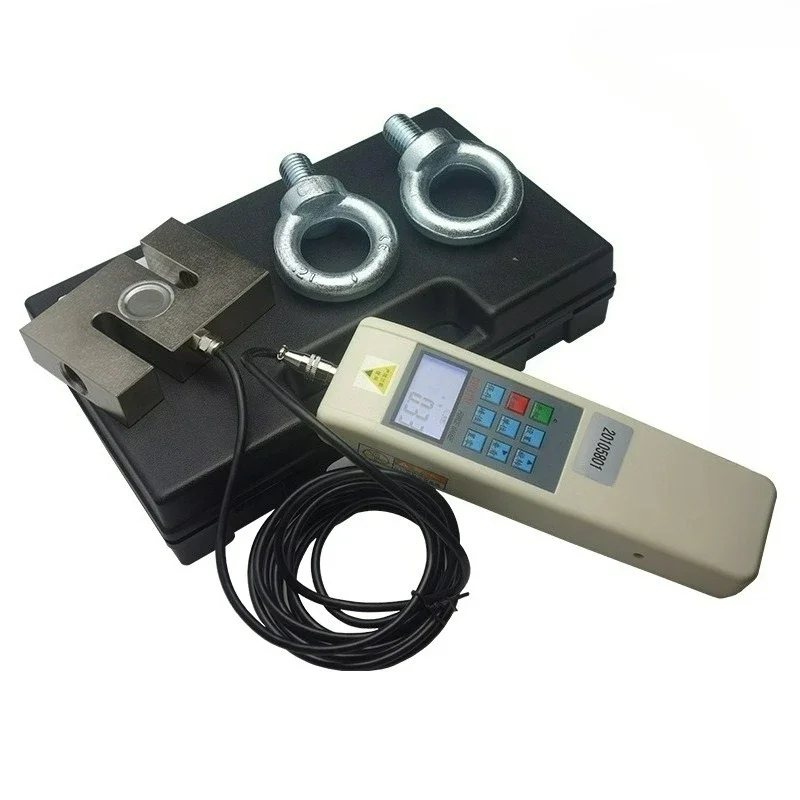 Portable digital stress testing instrument, high precision push-pull force meter, electronic digital dynamometer