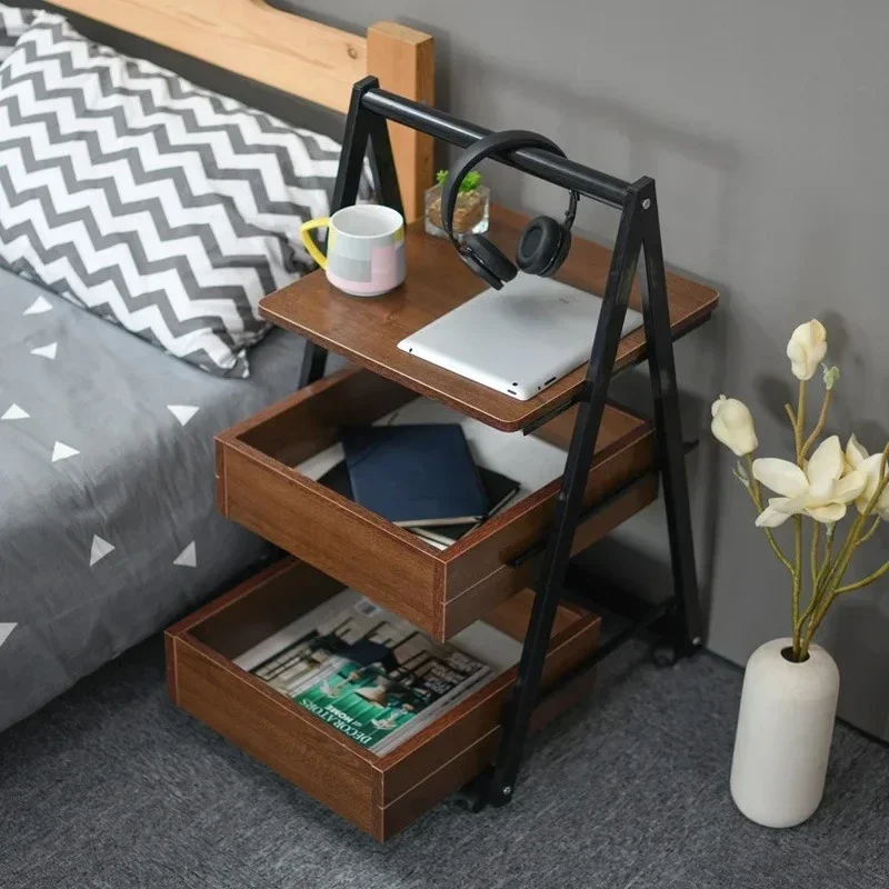 Mobile Coffee Table Side Cabinet File Cabinet