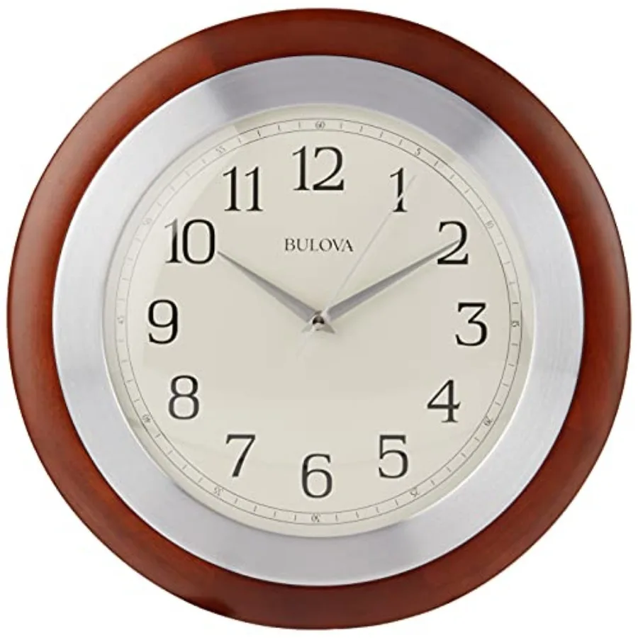 

C4228 Reedham Wall Clock, 14" Diameter, Walnut