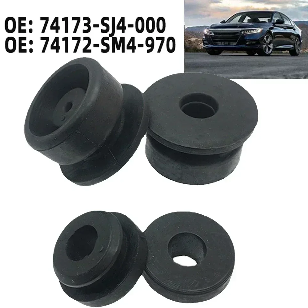 4x Radiator Rubber Mount Bushing Grommets For Honda For Accord For Civic 74173-SJ4-000 74172-SM4-970 Replace Car Accessories