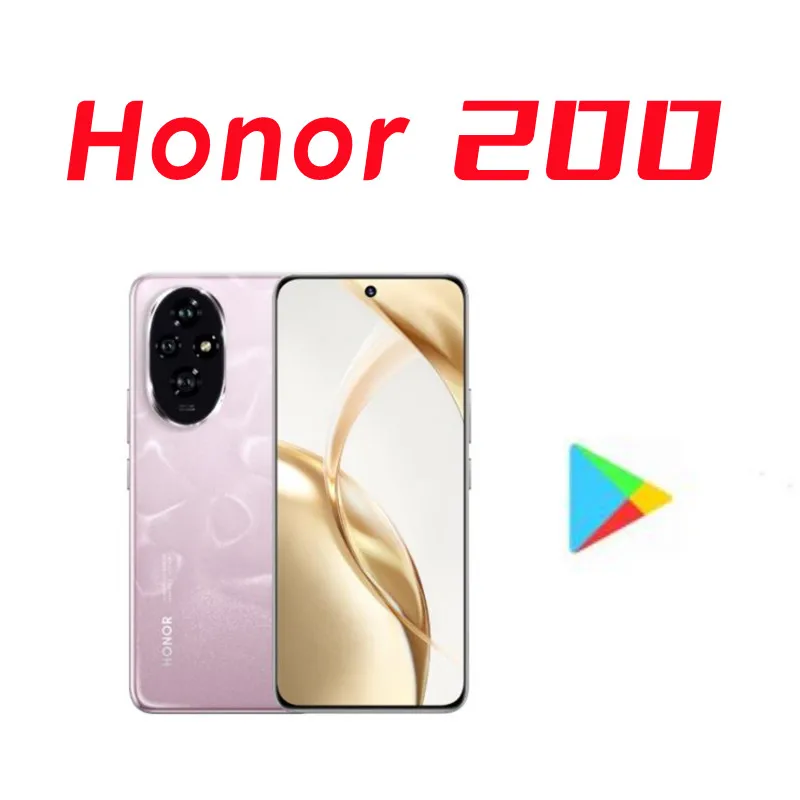 جديد HONOR 200 5G 6.7 بوصة OLED شاشة منحنية Snapdragon 7 Gen 3 ثماني النواة 50MP كاميرات ثلاثية 100 واط SuperCharge