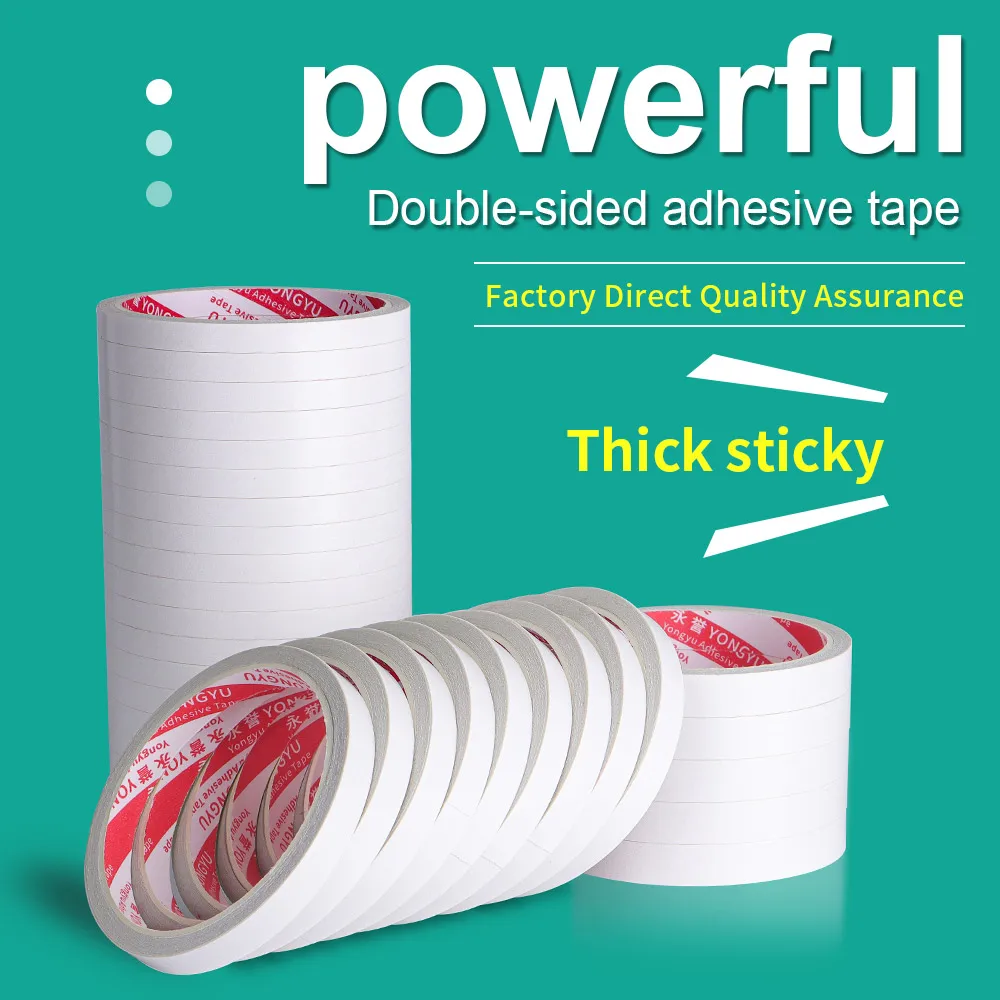 

Ordinary Double-Sided Tape Strong Adhesion Anti Rebound Daily Office Supplies Fixed Film Switch Nameplate Student Handicrafts