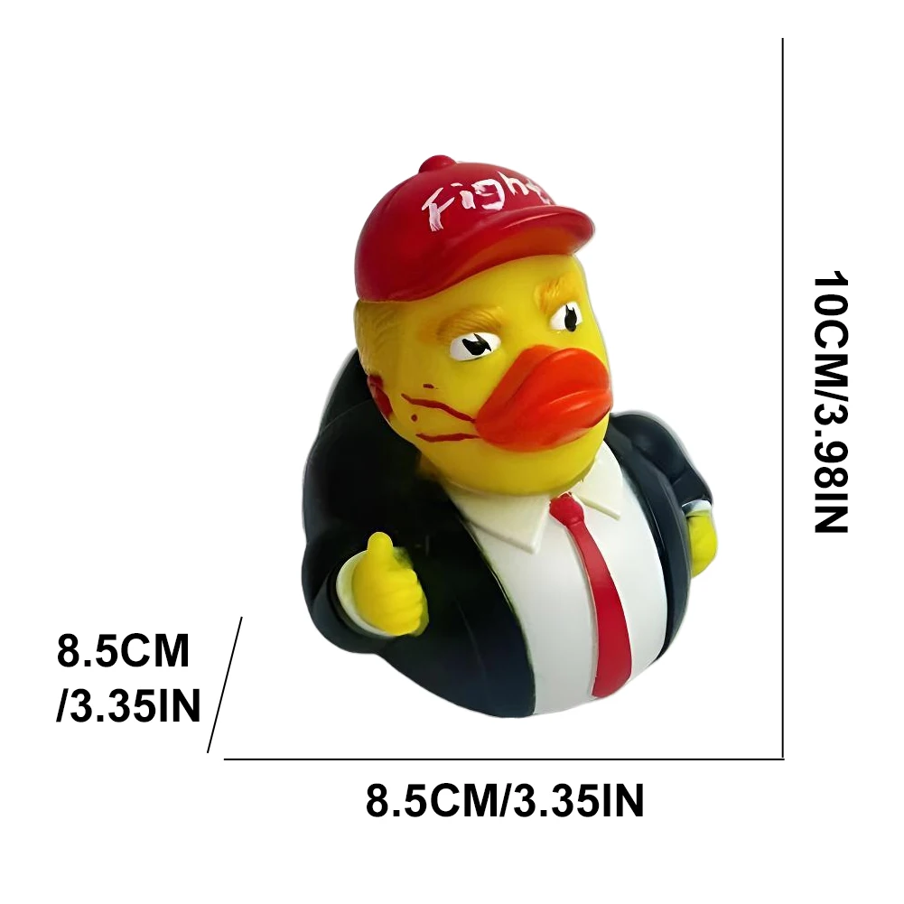 5/1pcs Trump Rubber Duck Baby Bath Toys Trump Merchandise Rubber Duckies Funny Duck Toy for Kids Gift Baby Showers Bath Time