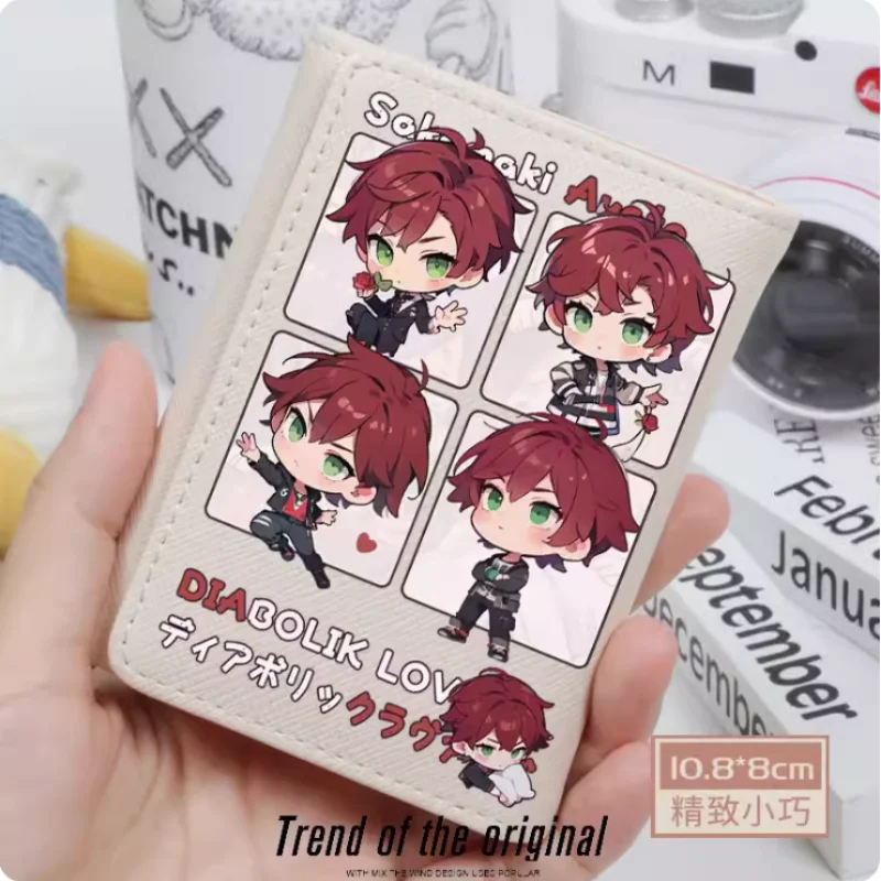 

Anime DIABOLIK LOVERS Sakamaki Ayato Wallet Women's Fold Bag Multi Card Large Capacity Fashion Wallet Gift