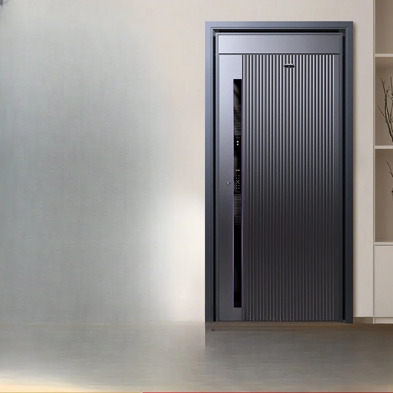 Three-camera anti-theft entry door, fully automatic entry door, anti-theft door