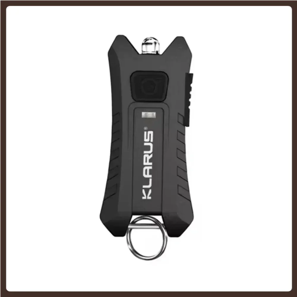 KLARUS Mi2 Mini LED Keychain Flashlight Super Lightweight Small Rechargeable 40 Lumens EDC Flash Light with Built-in Battery