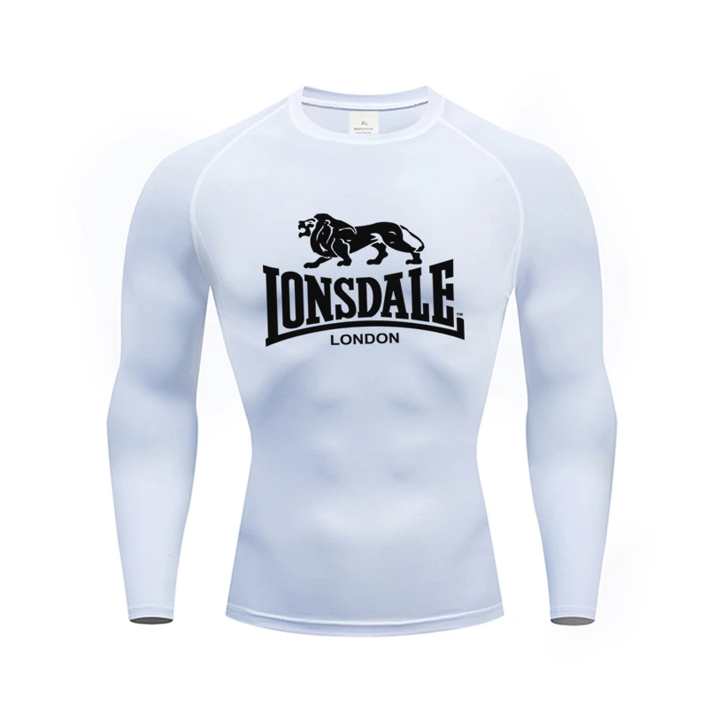 

LONSDALE Sports Tight Clothes Men's Basketball Fitness Clothes Men's Training Clothes Gym High Elasticity Speed Drying Clothes R