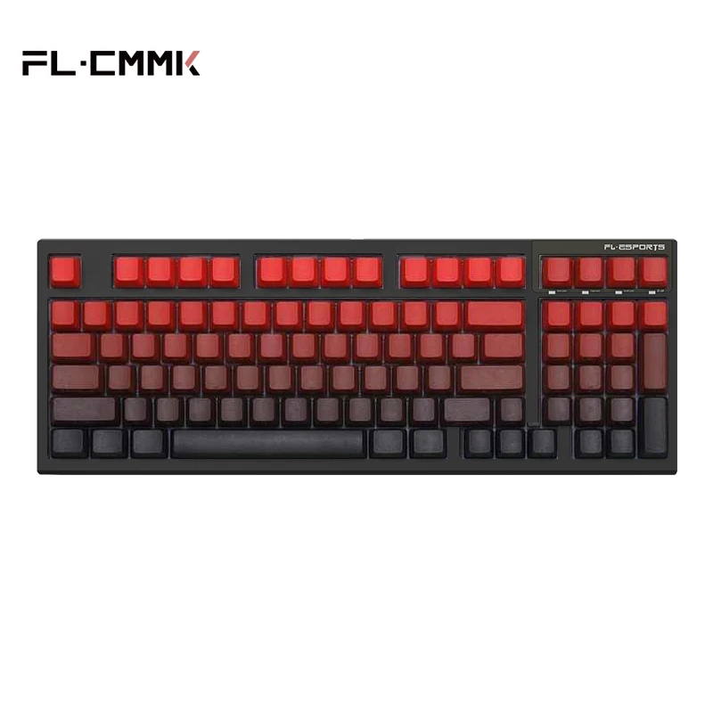 Esports-teclado Mecânico para Jogos sem Fio 97 Teclas Pbt Keycap 98 Rgb com Fio Bluetooth Jogo Escritório Fl980v2 Pro fl ·