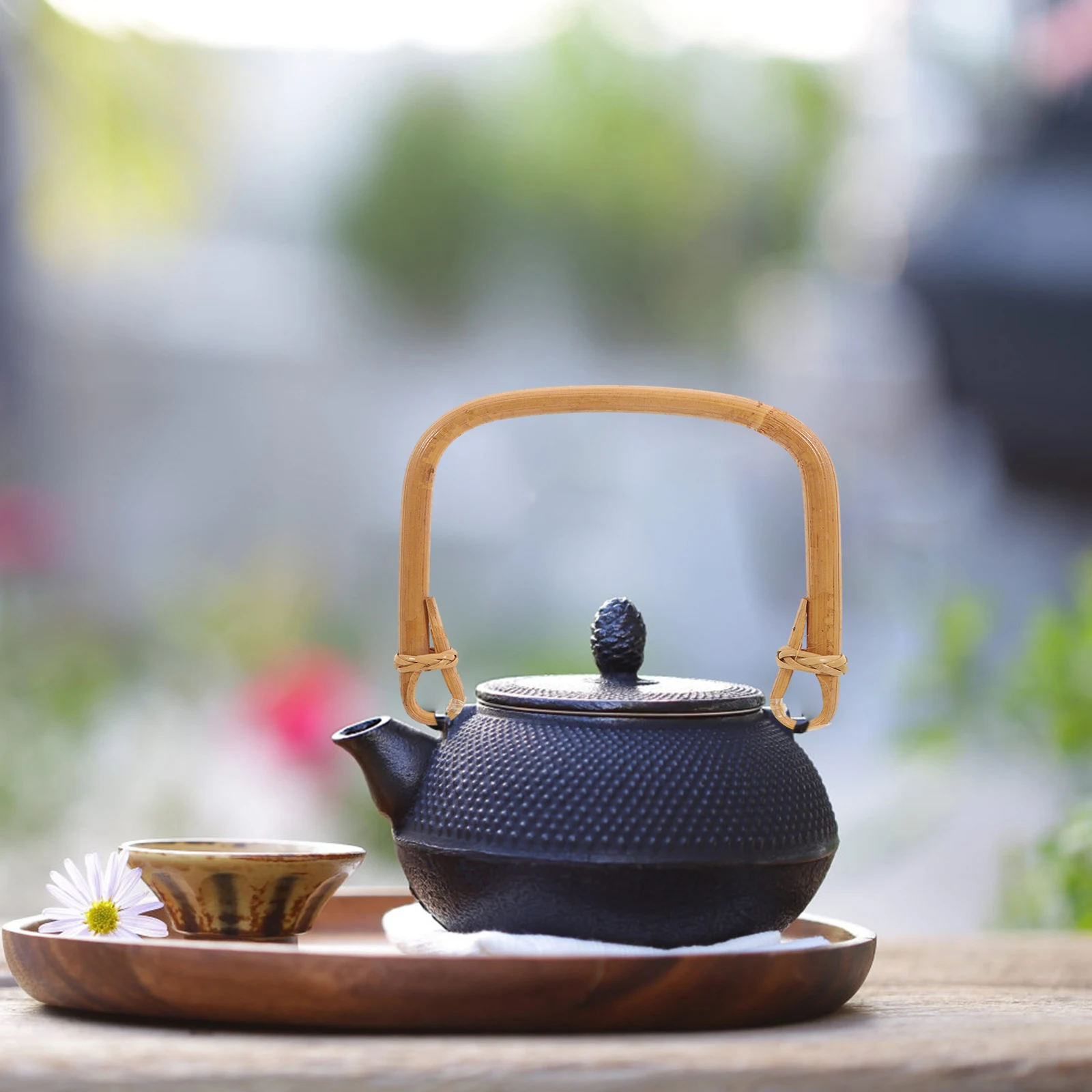 

Teapot Handle Replacement U-Shaped Rattan Anti-Scald Decorative Handle For Ceramic Chinese Japanese Kettle Heat-Resistant Pot