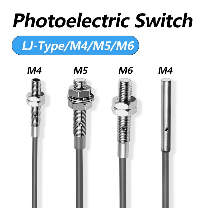 m4 m5 m6 Inductive Proximity Switch Sensor Switch M8 1mm NPN PNP 6-36V Open Close NO NC Metal Switch