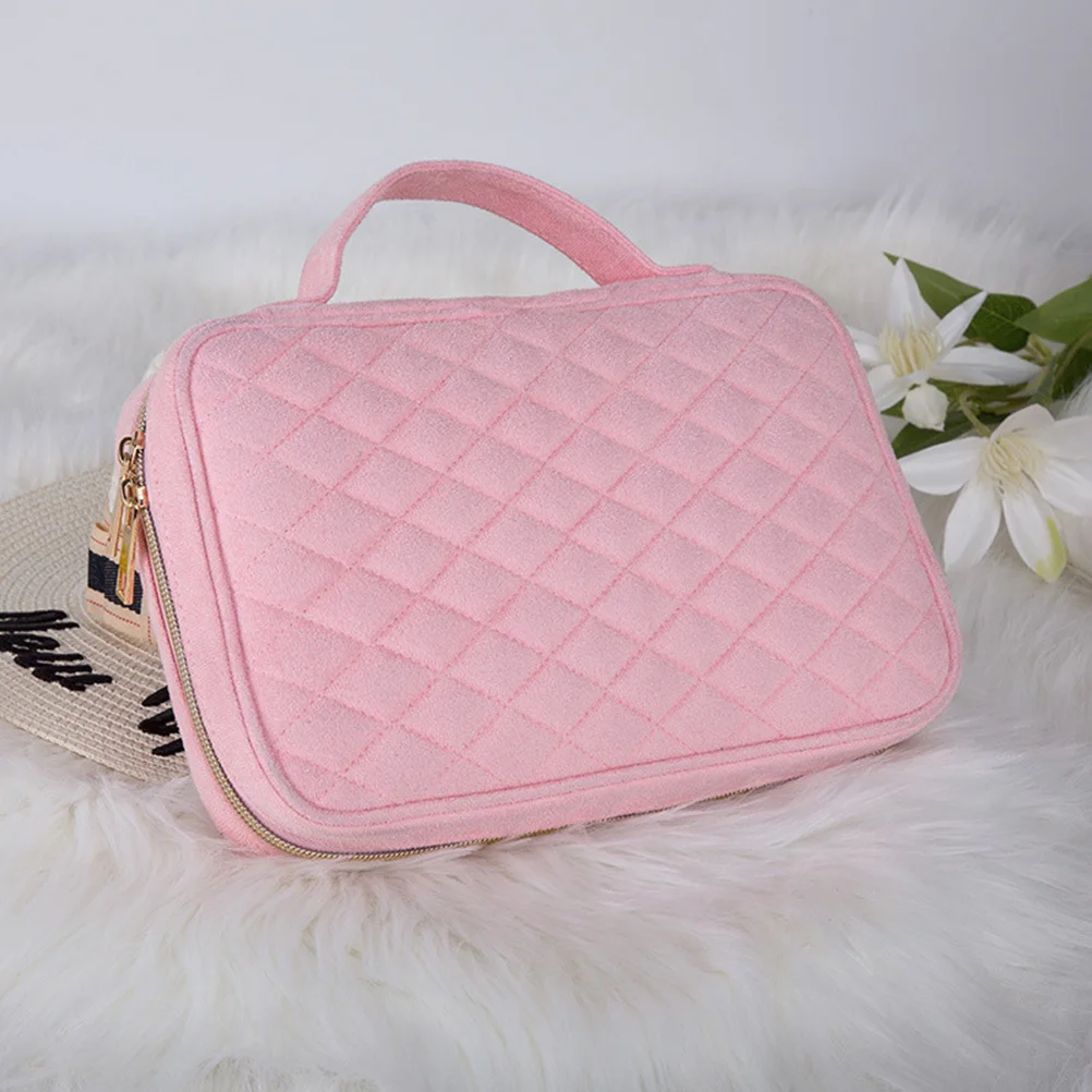 

Jewelry Storage Bag Pink Portable Organizer For Rings Earrings Necklaces Travel Jewelry Case Dustproof Pouch Jewellery Keeper