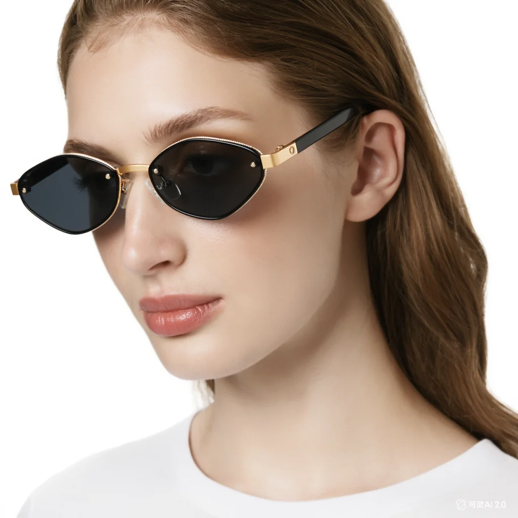 Ultra-Light Ladies Frameless Sunglasses Stylish New Design Outdoor Sun Protection Fashionable And Practical