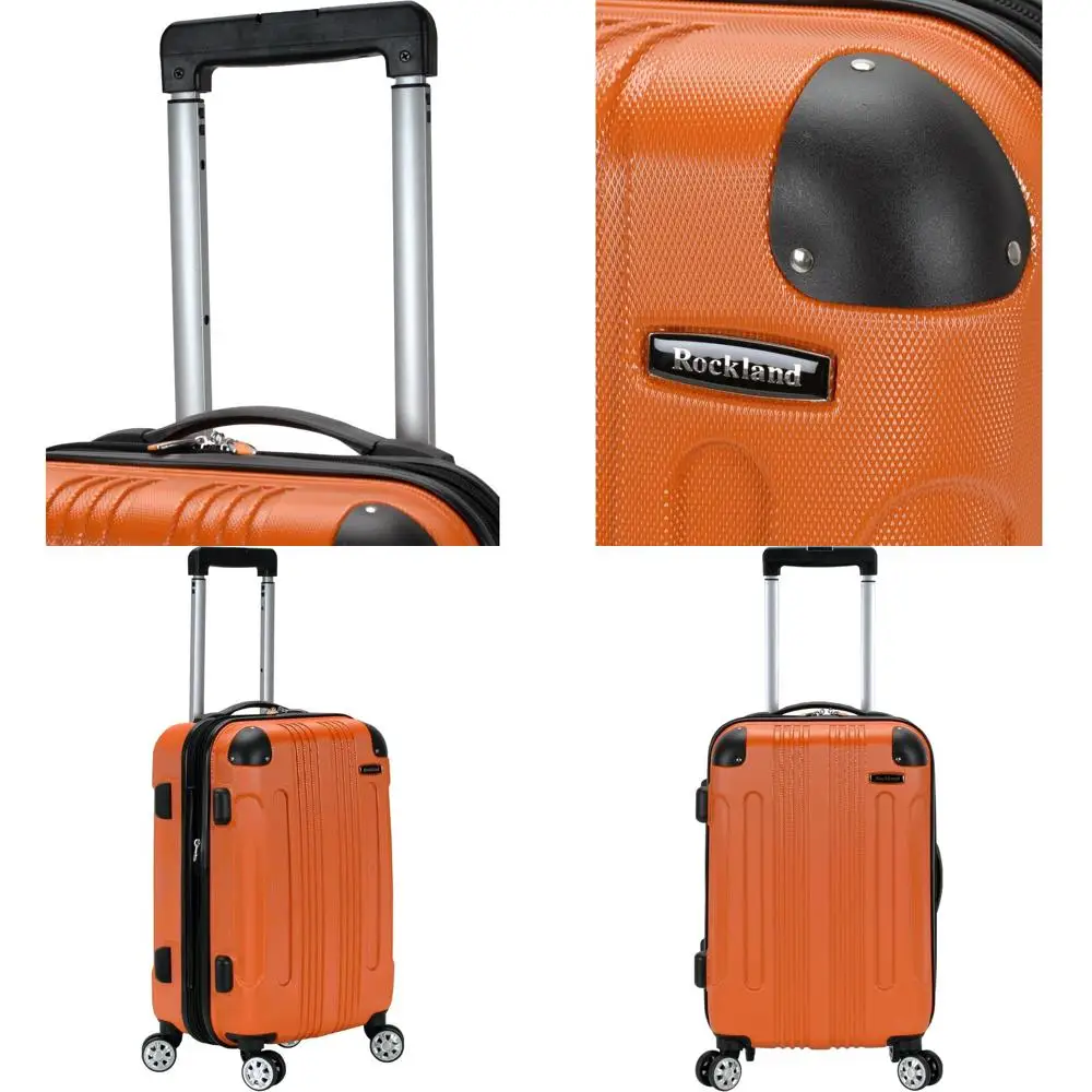 

Orange 20-Inch Hardside Spinner Luggage, Carry-On Size