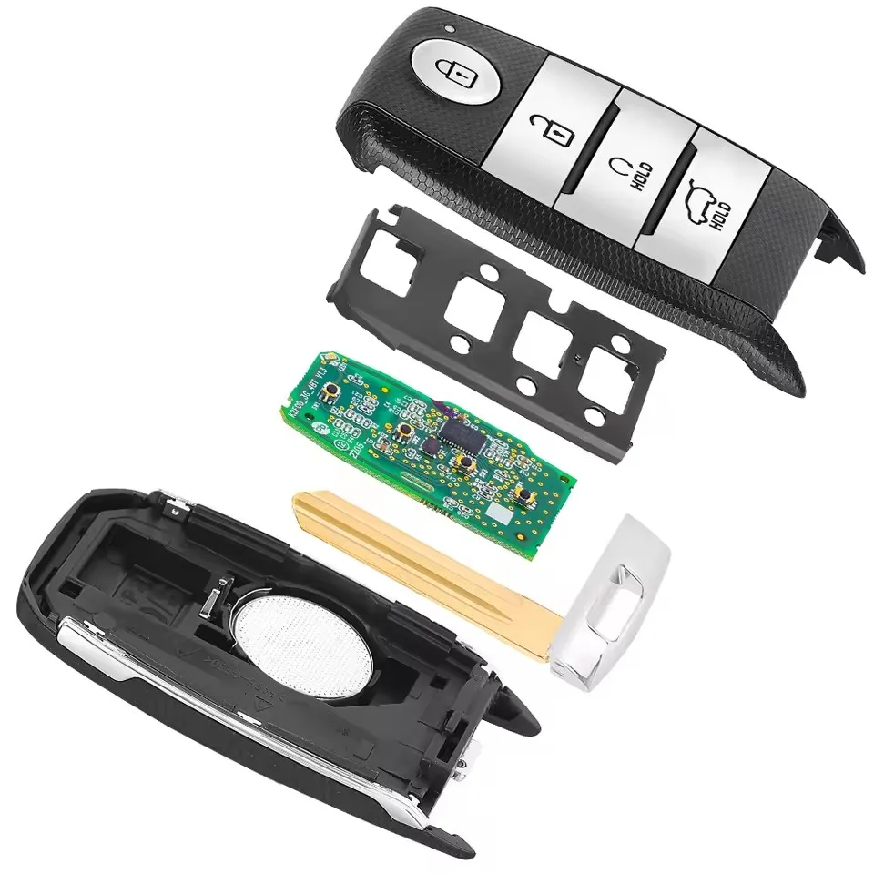 

KEYECU 4 Btns 433MHz 6A Chip for Kia Seltos Sonet Carens Auto OEM Board Smart Remote Key Fob 95440-Q6400 95440-CC400 95440-DY100