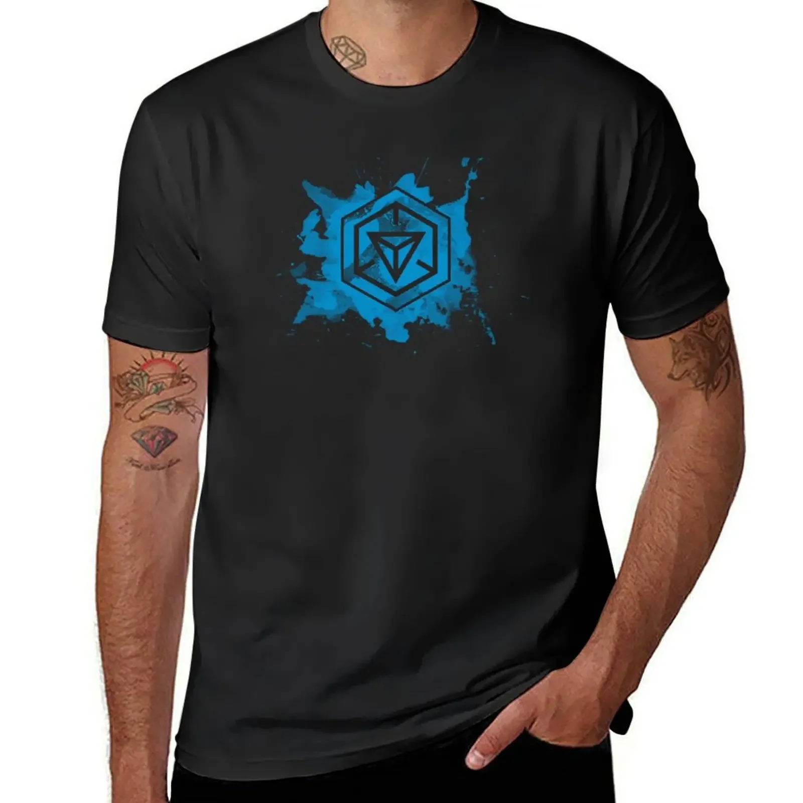 Ingress Resistance Splatter T-Shirt sports fans cute clothes mens clothing