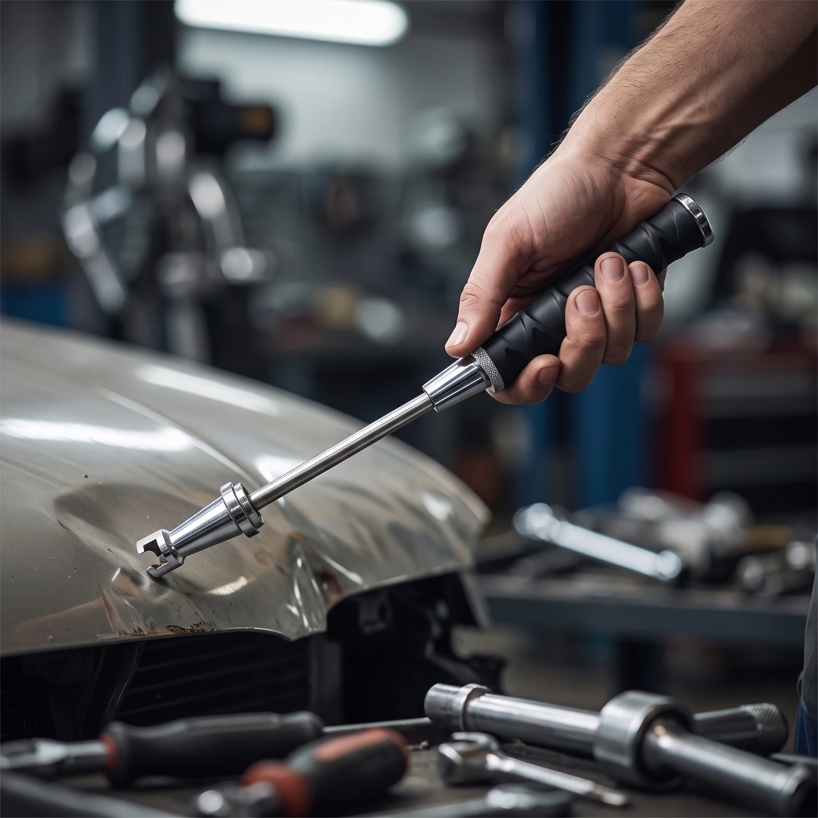 เครื่องมือดึงรอยบุบแบบตรง Ding - Tools For Garage บทวิจารณ์และราคา