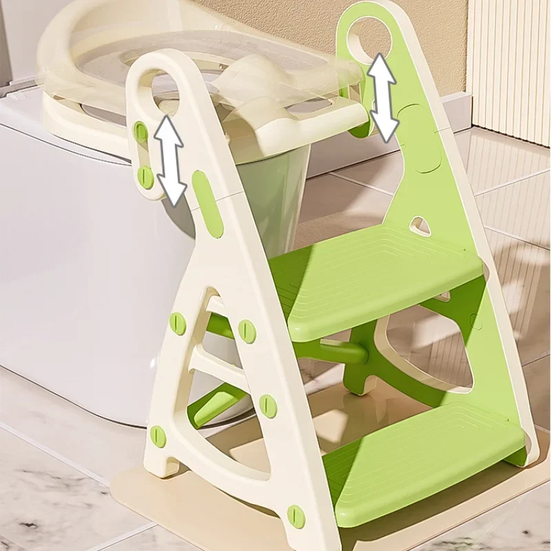 Steps Stool for Kids - 2 Steps Toddler Non-Slip Bathroom Stepping Stool Heightened Kitchen Counter Helper for Children and