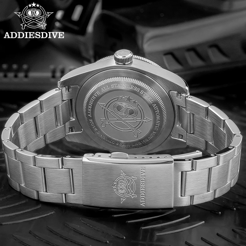 ADDIESDIVE Diver Watch Luxury Business Sapphire AR Coated 200m Waterproof Luminous NH35 Automatic Mechanical Watch AD2084 New