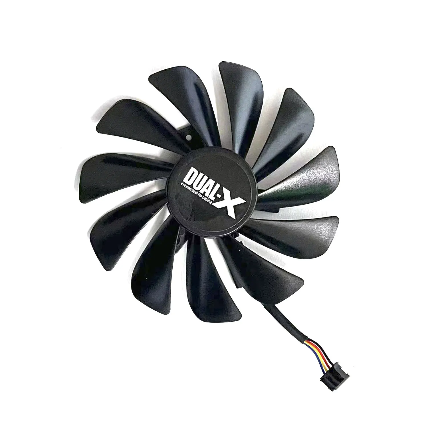 DIY new GPU fan 4PIN 95MM R9 380 390 GPU fan suitable for Sapphire R9 370X 4G D5 Ultra Platinum OC graphics card cooling