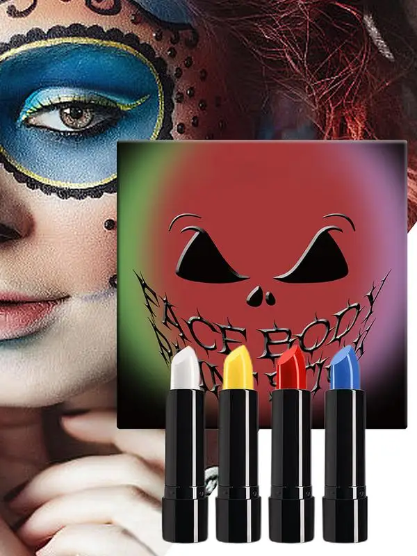 Face Paint Sticks for Kids Washable Face Painting for Toddlers and Students Birthday Makeup Party Supplies