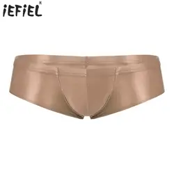 Swimwear Men's Swimsuit Solid Color Low Rise Briefs Panties Elastic Waistband Underpants Beach Pool Party Sunbathing Underwear