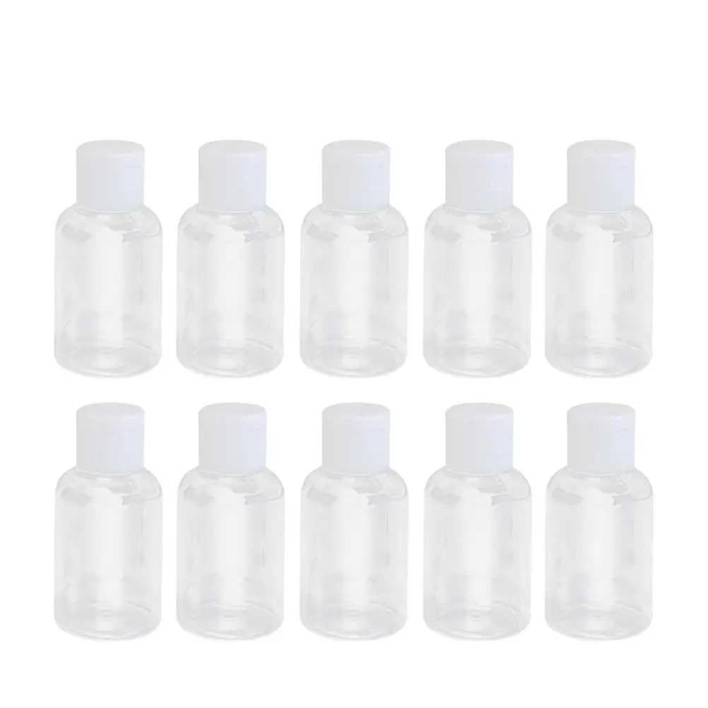 

10pcs 50Ml Travel Bottles Empty Plastic Containers Leak Proof Squeeze For Cosmetics Shampoo Lotion Creams Gels Essential Oils