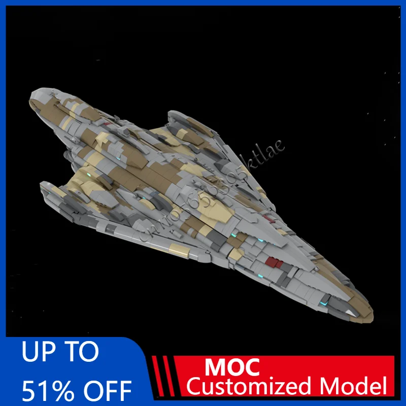 

2992 PCS MOC Star Battle Heavy Duty Combat Spacecraft Model Building Blocks Bricks Creative Assembly Educational Toys Kid Gifts