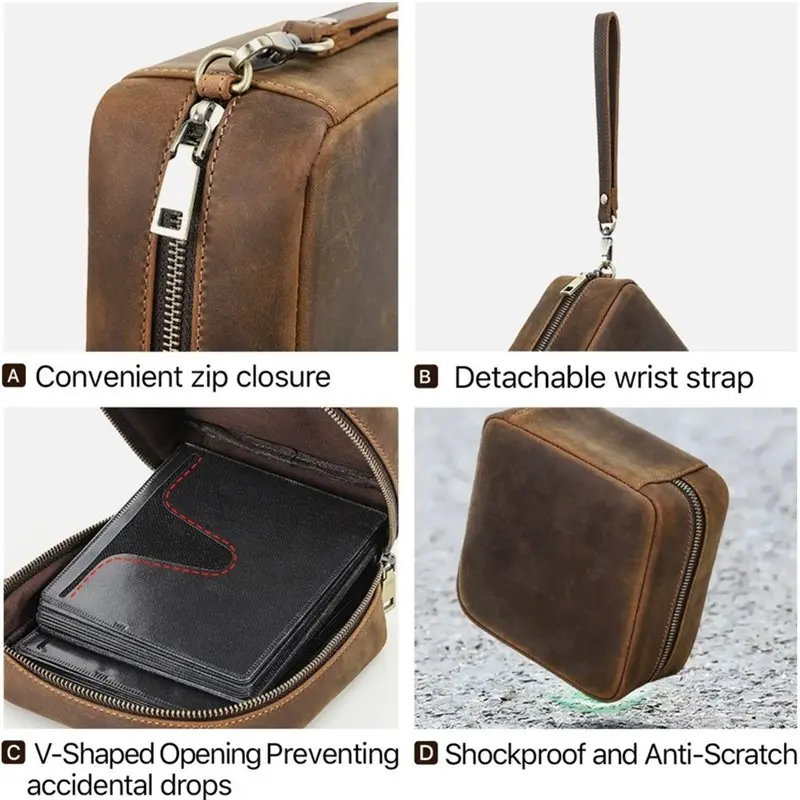 B29C-DVD Holder Case Portable Disc Case Disc Storage Case CD/DVD Storage Holder Zippered Disc Organizer