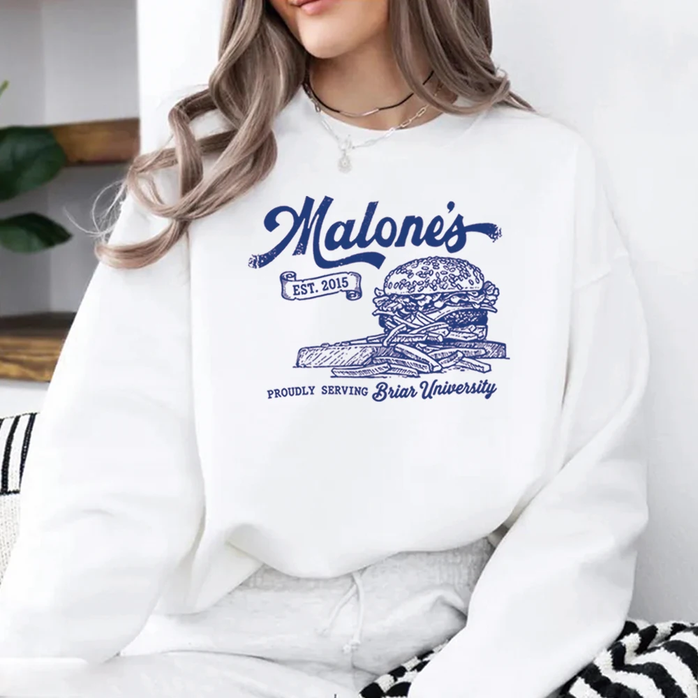 

Retro Briar University Sweatshirt Off Campus Series Shirt Hockey Romance Reader Pullover Unisex Long Sleeves Casual Sweatshirts