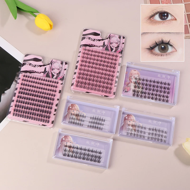 

3/5/8/10 Rows Natural Eyelash Extension Premade Volume Fans Individual Lashes False Eyelashes Cluster Lashes Makeup Cilia