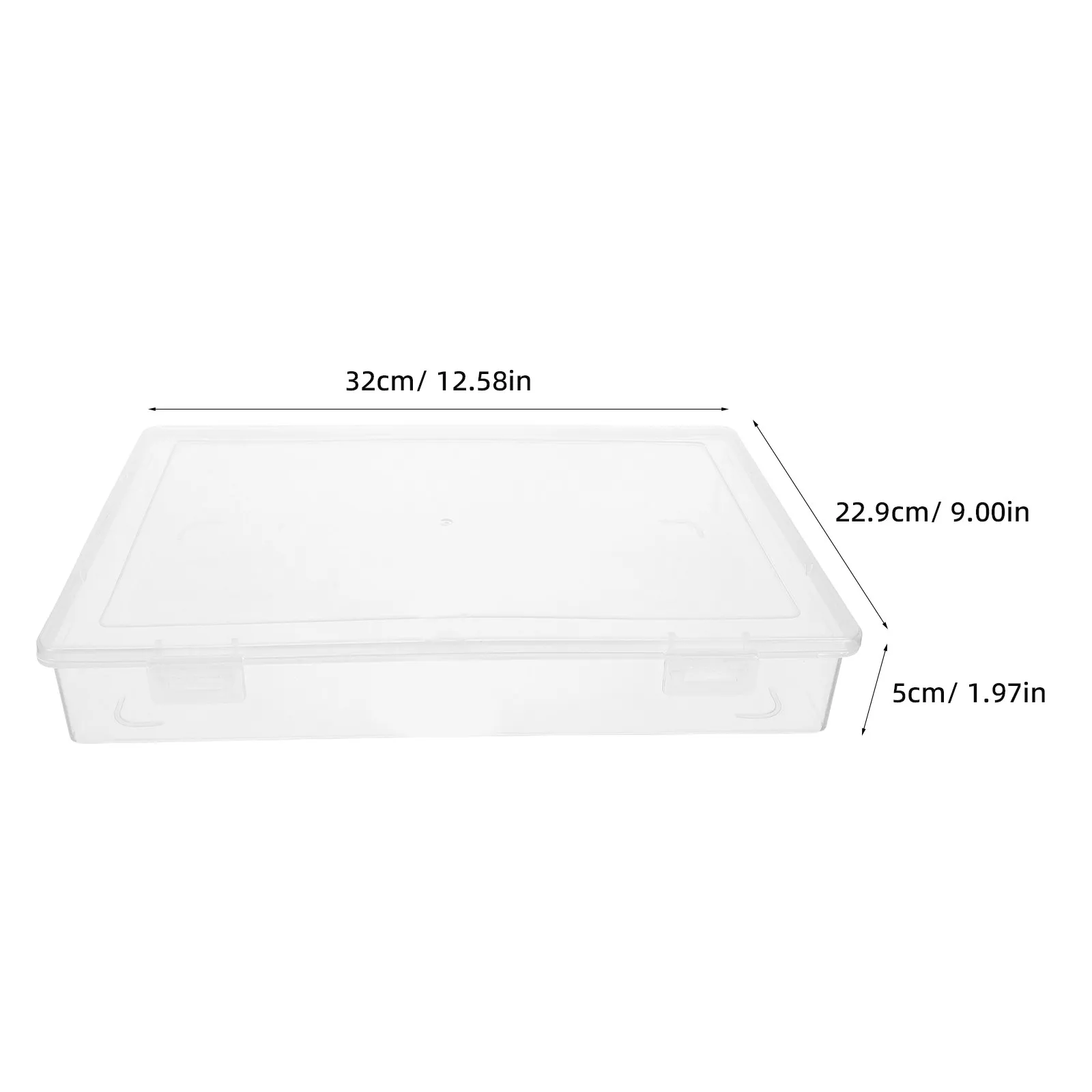 3Pcs Transparent Document Organizer Box Stackable Clear Plastic File Holder Desktop Storage Container A4 Paper Case Office