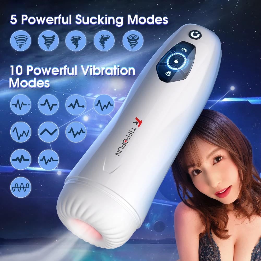 YEAIN Automatic Male Masturbators Sucking Telescopic Sex Toys Vagina Pocket Pussy Adult Masturbation Cup Penis Blowjob Vibrator