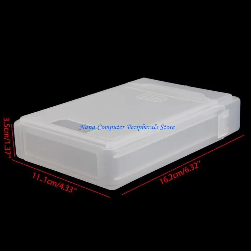 F68C 3.5 IDE HDD 하드 드라이브 디스크 스토리지 케이스의 경우 보호 상자를위한 방향