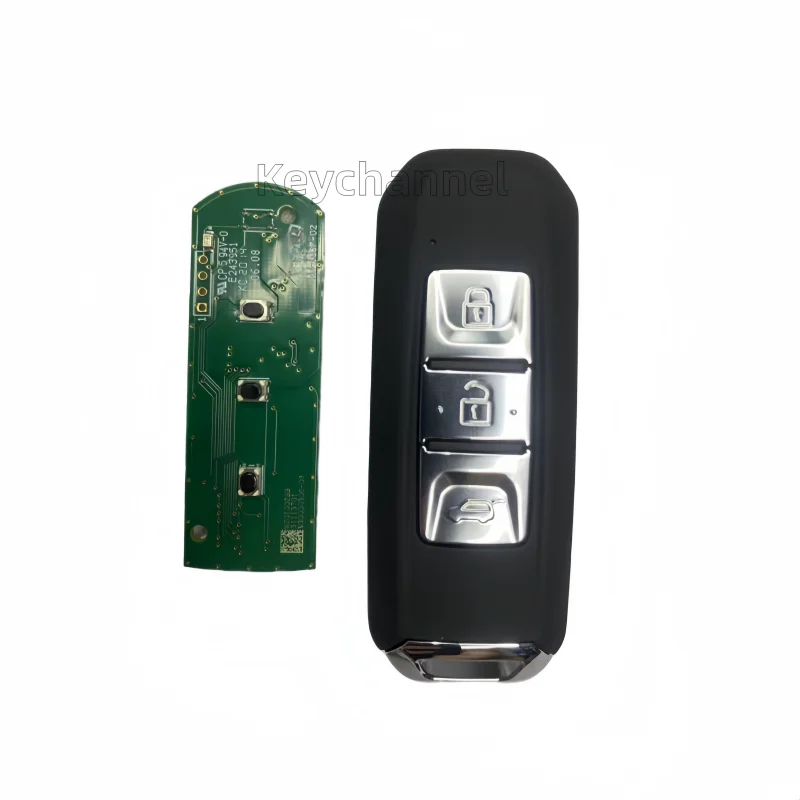 OEM Auto Schlüssel Fernbedienung ID46 ID47 Chip 433 MHz 3 Taste Smart Key Fob Für 2021-2022 GM Captiva Turbo 2023 Chevrolet Mit Nut Klinge