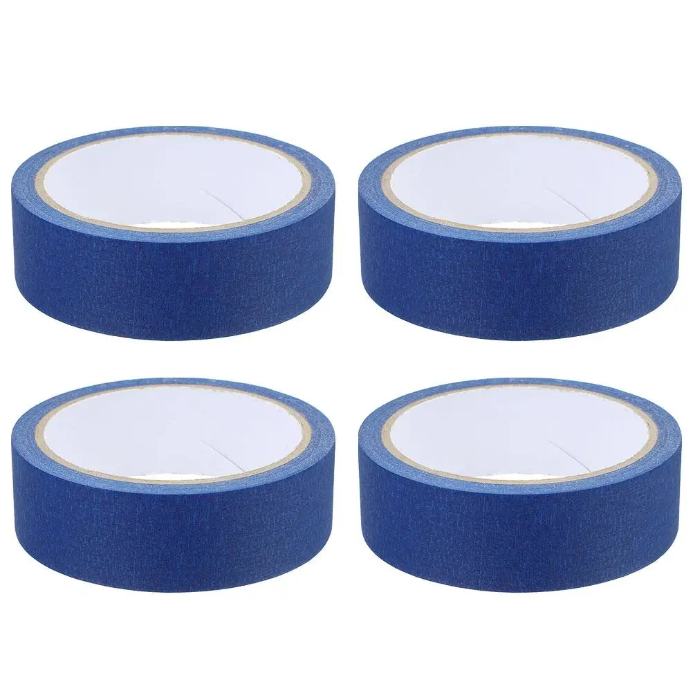 

4 Rolls Crafts Wrapping Decorating Adhesive Masking Paper Tape Painting Labeling Tapes Decorate