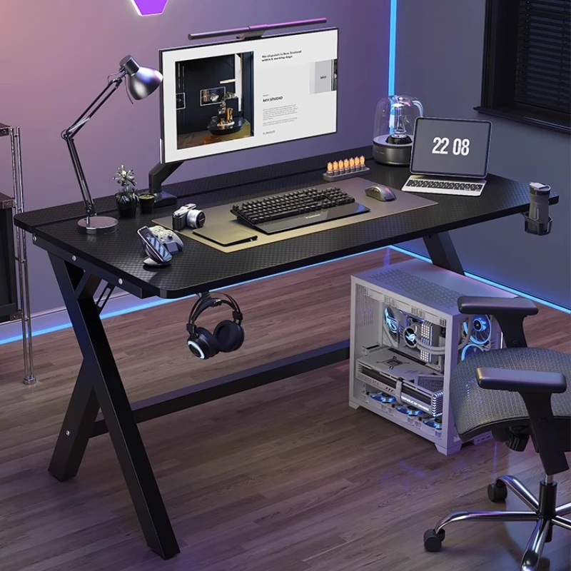 

Computer Solid Wood Desk Unique Lounge Ergonomic Living Room Designer Table Executive Relaxing Art Mesa Pc Entrance Furniture