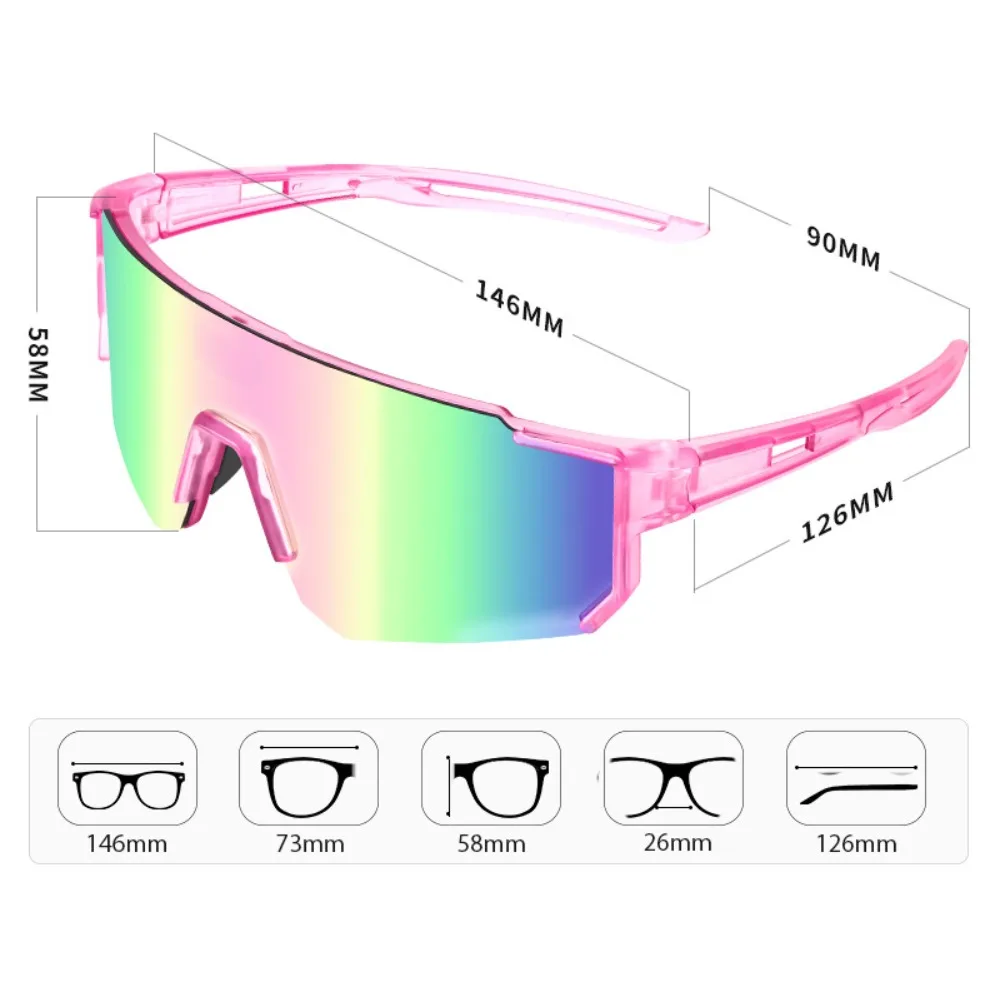 Cycling Sunglasses Eyepieces Bicycle Eyewear UV400 Sports MTB Outdoor Bike Goggles Sunglasses Equipment Cycling Glasses Gifts