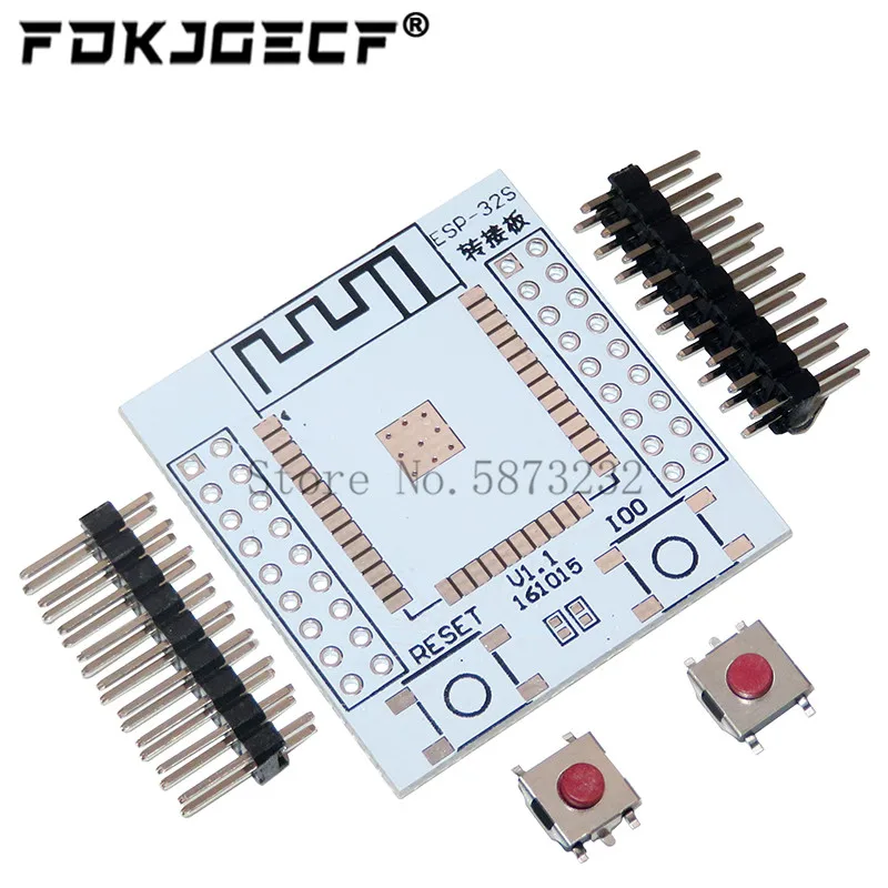 ESP32 ESP-WROOM-32 IoT Wifi Wlan BLE Module+ESP-32S Adapter Board