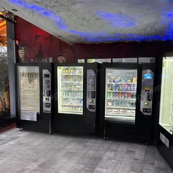 Unmanned store Cold drinks Snacks Vending machine Beverages Beer Candy belt Refrigeration Indoor Outdoor view 2